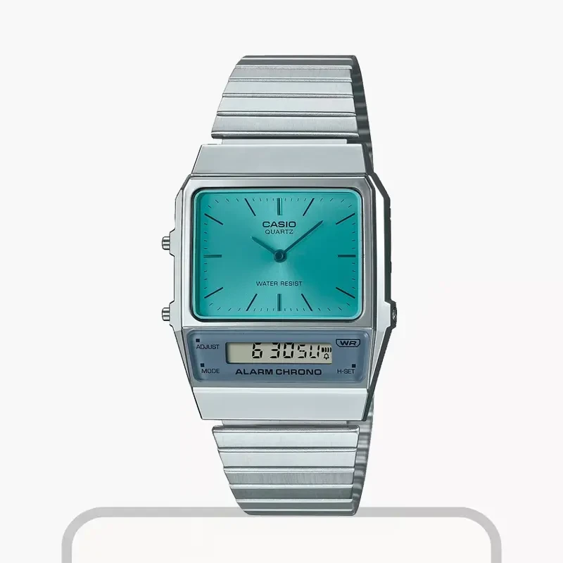 Casio Vintage Digital-Analogue Dual-time Watch- AQ-800EC-2A